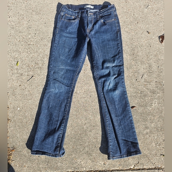 Levi's Denim - Levi's 515 Bootcut Jeans Women's 6M W28 L32 Dark Wash Mid Rise Stretch Denim